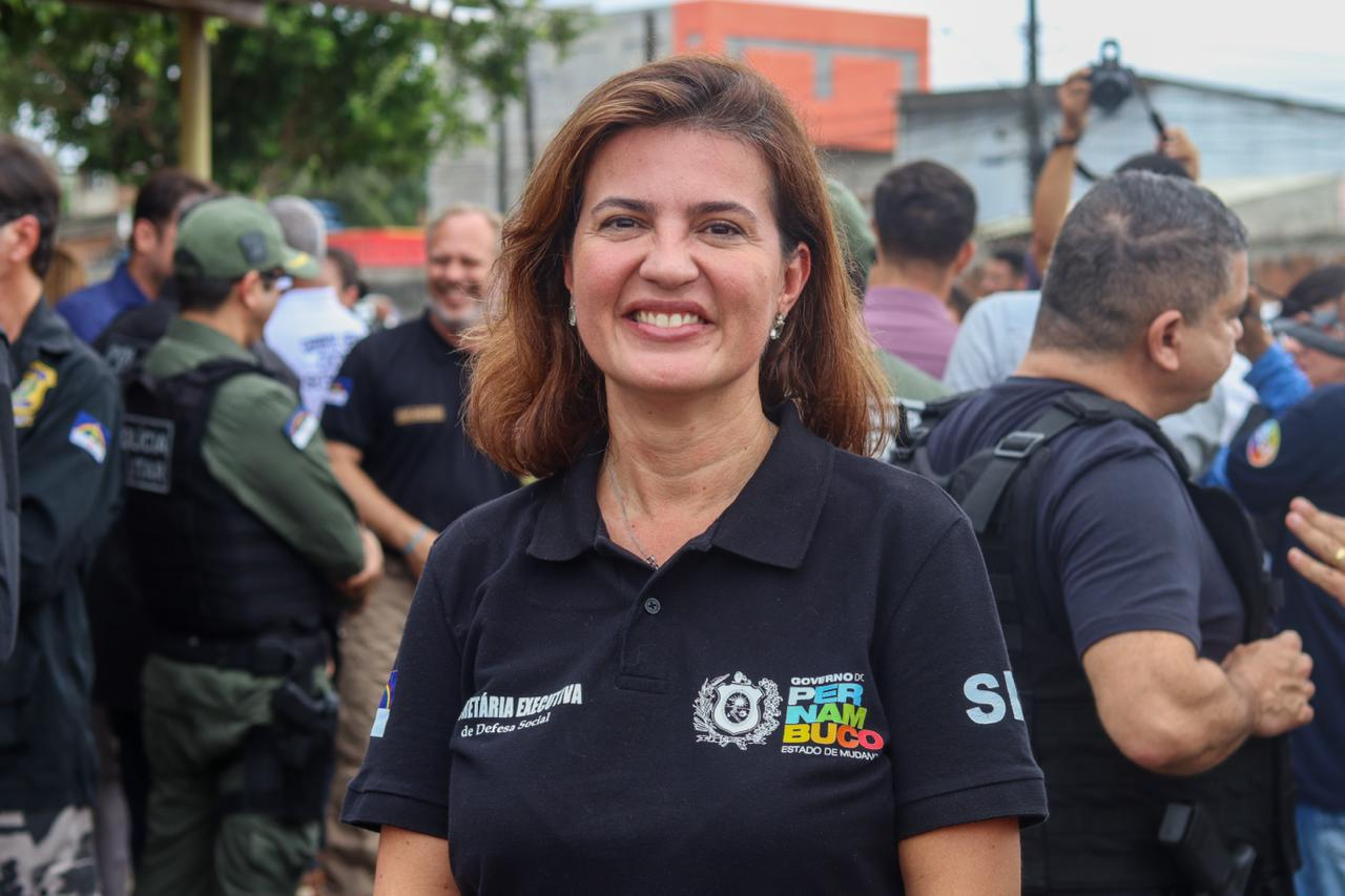 Dominique de Castro Oliveira é a secretária-executiva de Defesa Social de Pernambuco | Foto: Walli Fontenele/Folha de Pernambuco